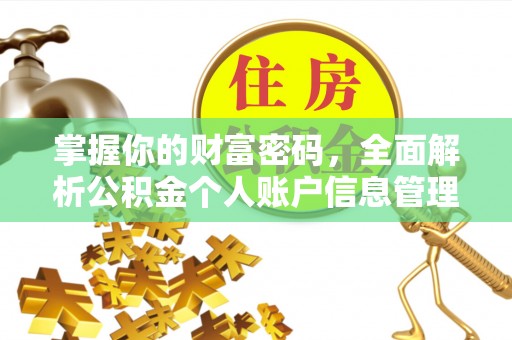 昌乐掌握你的财富密码，全面解析公积金个人账户信息管理与优化