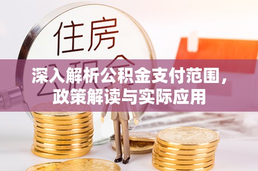 昌乐深入解析公积金支付范围，政策解读与实际应用