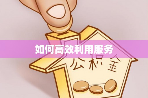 昌乐如何高效利用服务