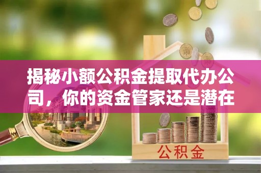 昌乐揭秘小额公积金提取代办公司，你的资金管家还是潜在风险？