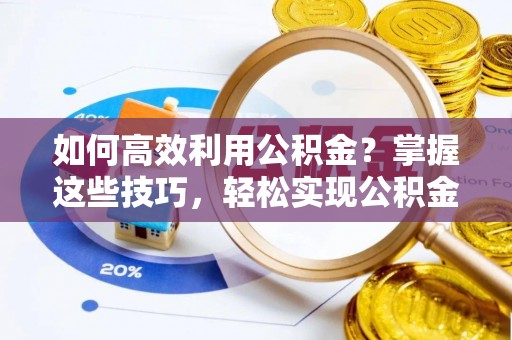 昌乐如何高效利用公积金？掌握这些技巧，轻松实现公积金代办提取