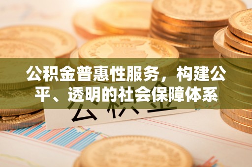昌乐公积金普惠性服务，构建公平、透明的社会保障体系