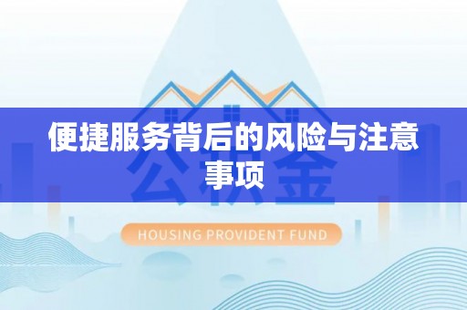 昌乐便捷服务背后的风险与注意事项